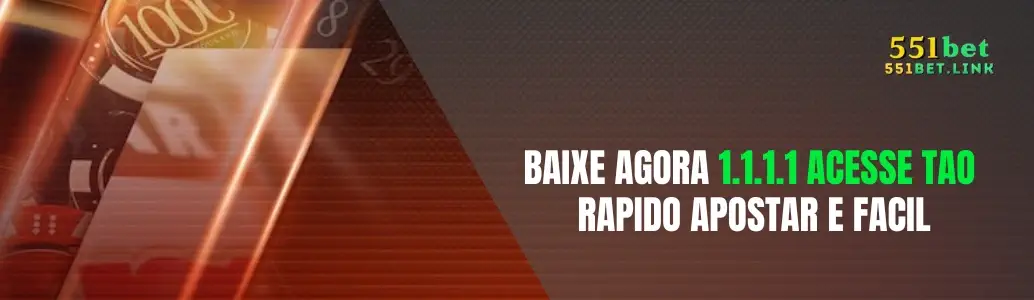 551BET Aplicativo banner
